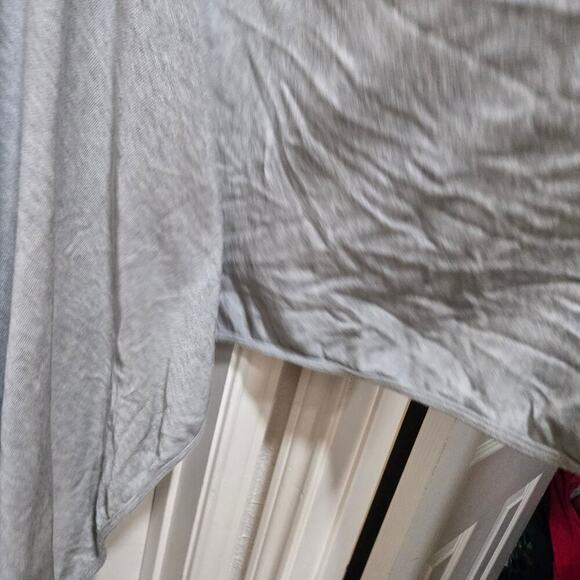 Three Dots Gray Drape Shrug Cardigan Women’s Small Open Front - Picture 6 of 8